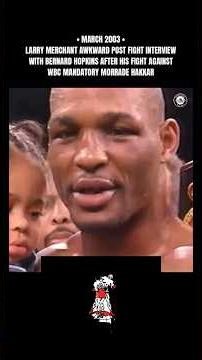 Post fight interview between Bernard Hopkins and Larry Merchant