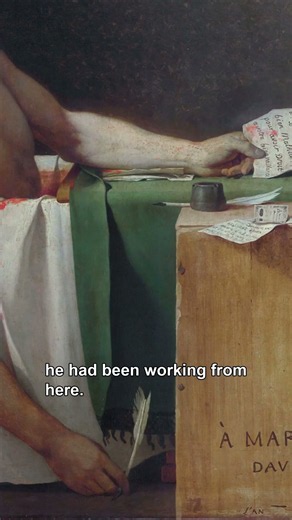 A deadly betrayal in the heart of revolution ⚔️ #artshorts #arthistory #artanalysis