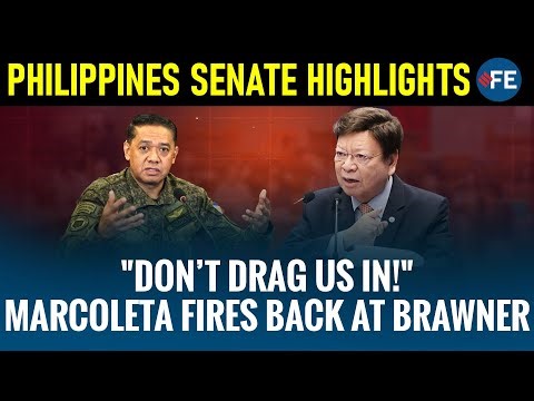 Marcoleta Fires Back at Brawner: ‘Don’t Drag Us In!’ China, US Angry at BBM, AFP?