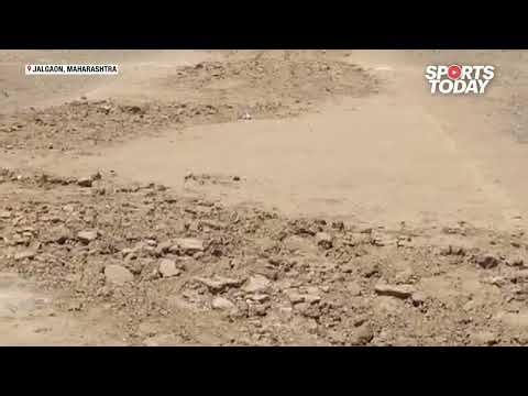 Tractor storms into cricket field, plows up the pitch |Sports Today