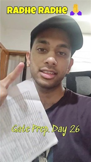 Day 26 of My 2nd Drop for GATE CSE 2027 | Study Vlog | My Gate 2027 Journey