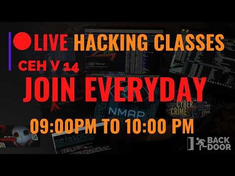 LIVE Hacking Class – From Basics to Advance! 🔥 Ethical Hacking Classes