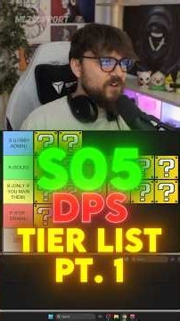 DPS TIER LOIST Overwatch Season 5 Part 1 #overwatch #gaming