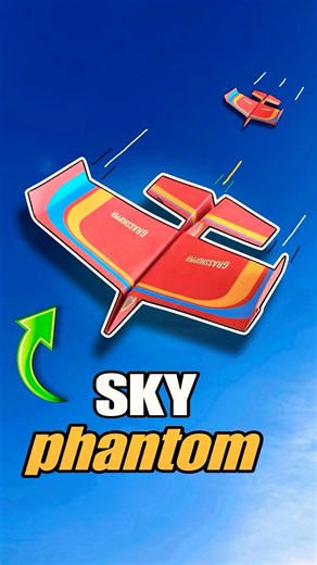 Make a Ultimate Sky Phantom Paper Airplane 🤩 #shorts