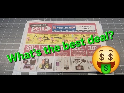 Harbor Freight Parking Lot Sale Ad Flyer in hand Starting Jan 12 2026