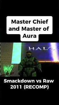 Master Chief makes his entrance in WWE