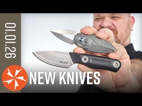 New Year, Same Dad Jokes - New Knives January 1st, 2026 at KnifeCenter