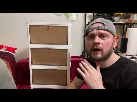 Best 4 Tier Plastic Storage Bins? Stackable Foldable Organizer Review