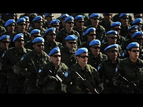 Heavy gunfire, Brazilian army and marines against Haitian territorial gangs. Futurist Warrior 🪖