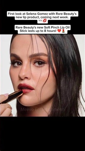 First look at Selena Gomez's new photoshoot for Rare Beauty. ✨💄 #selenagomez #rarebeauty #fyp