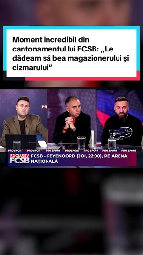 Moment incredibil din cantonamentul FCSB