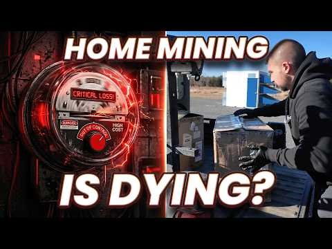 Home Bitcoin Mining is DYING - In Death Throes