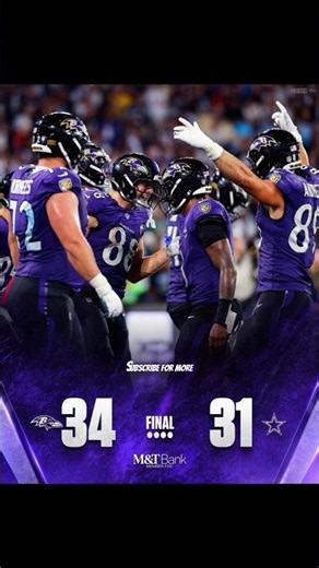 NFL : The Cowboys Thought It Was Overtime |Ravens 34–31 Cowboys | #nfl #highlights #sports #usa