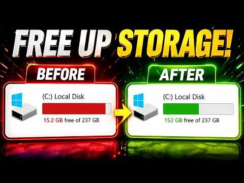 How to Free Up Disk Space in Windows 10 & 11 (2026 Ultimate Guide)