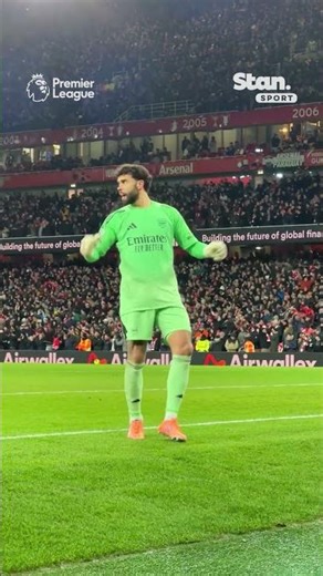 David Raya goes wild as Arsenal beat Aston Villa 💪 #StanSportAU #PremierLeague