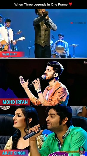 When Three Legends In One Frame 🥀 || Arijit X Saim X Irfan