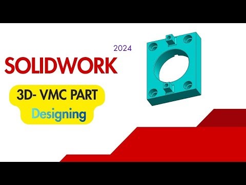 SolidWorks FULL Model Designing Tutorial | Complete 3D Part Design