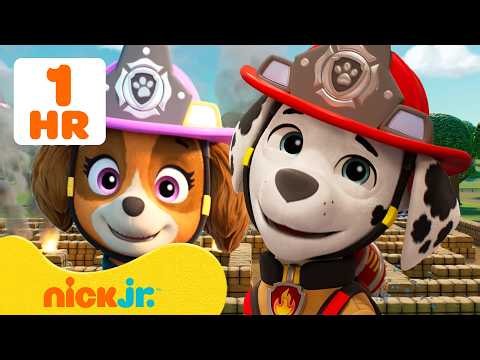 Best PAW Patrol Fire Rescue Moments! 🚒🔥 #7 | 60 Minutes | Nick Jr.