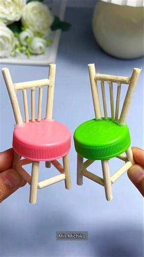 Diy Wooden Stick 🪑 craft #diy #papercraft #origami #ytshorts #trending #shorts #heenacraft_and_art