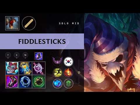 Fiddlesticks Mid vs Veigar - KR Master Patch 26.08