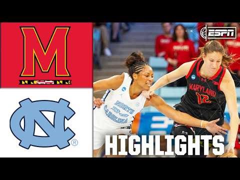 Round of 32: Maryland Terrapins vs. North Carolina Tar Heels | Full Highlights | NCAA Tournament