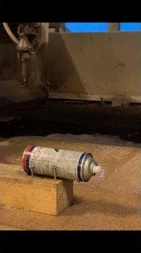 What Does 60,000 PSI Do to a Pressurized Spray Can? Waterjet Destruction Test!