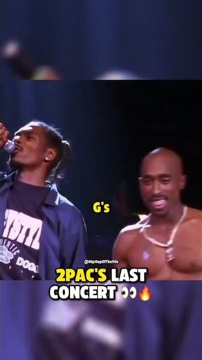 Tupac’s Last Concert in 1996🔥🐐 #2pac #tupac #shorts #shortsviral #fyp #hiphop