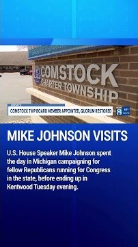 Mike Johnson visits West Michigan Tuesday