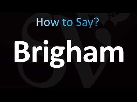 How to Pronounce Brigham (CORRECTLY!)