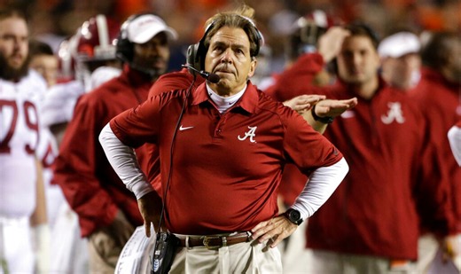 Nick Saban from the red carpet during ESPN's "Saban" documentary premiere in Tuscaloosa