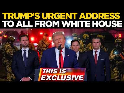 Donald Trump LIVE: Trump's Stunning Announcement | Trump Latest News LIVE | US News | White House