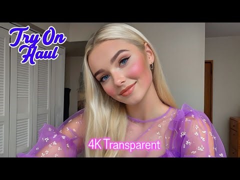 4k Micro Bikini 👙 Try-On Haul Transparent |Shein Lingerie, Sheer Dress & Bikini Try-On Haul 2025