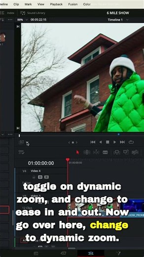 Dynamic Zoom Effect | DaVinci Resolve