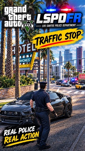 This Traffic Stop Got CRAZY! 🚔 | GTA 5 LSPDFR #Shorts #gta5
