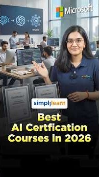Best AI Certification Course in 2026 | Microsoft AI Engineer Program |#Shorts | #Simplilearn