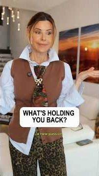 What’s holding you back? #dominiquesachse #over50 #midlife