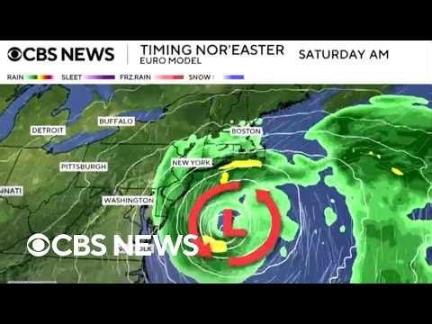 Latest on nor'easter track up East Coast, Hurricane Nolo's path toward Hawaii