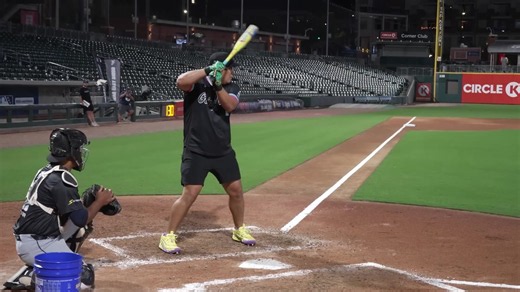 He used a banned bat and the swings got dangerous fast