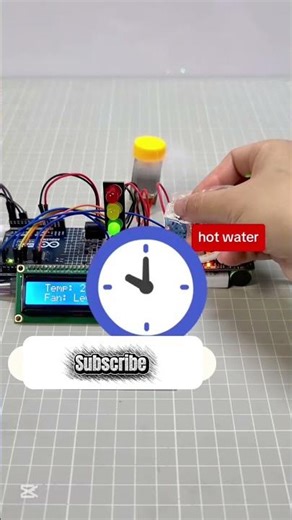 Automatic Temperature Controlled Fan | Full Speed at 35°C #TemperatureControl #AutomaticFan