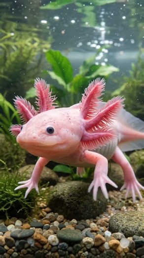 🦎 Axolotl: The Amazing Animal That Can Regrow Its Body! 😱#Axolotl #AnimalFacts #AmazingAnimals