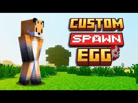 How To Make A CUSTOM Spawn Egg In Minecraft Bedrock | Tutorial