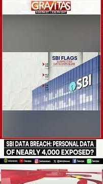 SBI Data Breach? 3.75 Lakh Records Surface on Dark Web | WION Shorts