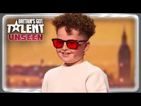 Adorable 8-year-old Monty Morris gives us a chuckle with his cheesy jokes! | Auditions | BGT Unseen