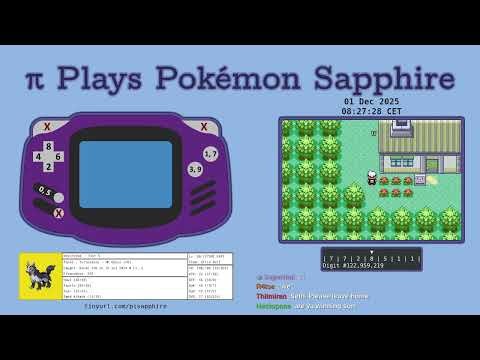 CAN THE NUMBER π BEAT POKÉMON? | Pi Plays Pokémon Sapphire - Stream #747 Part 1