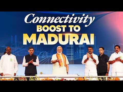 LIVE: PM Modi lays foundation stone, inaugurates development works in Madurai, Tamil Nadu