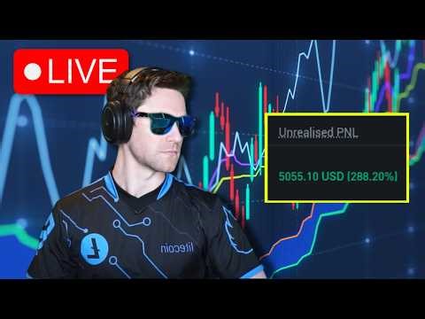 Live Trading & Chillin Friday Bitcoin & Stocks