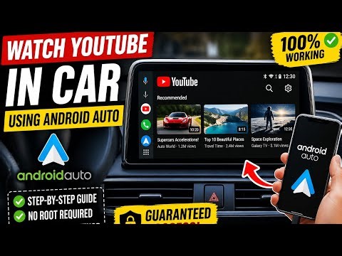 How to watch YouTube in Car using AndroidAuto | Step by Step Guide with Guarantee 
