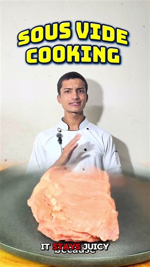 Sous Vide cooking explained #hotelmanagment #cooking #chef #chicken