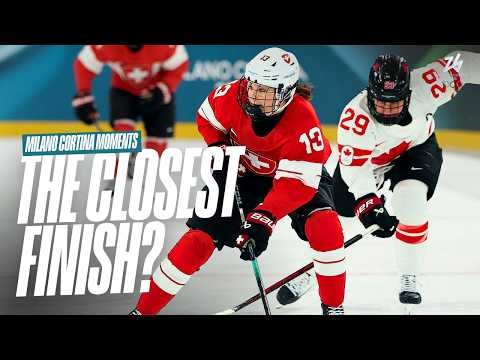 Canada 🇨🇦 vs 🇨🇭 Switzerland | Women's Ice Hockey Semifinal | Milano Cortina Moments