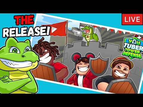 🔴LIVE | YOUTUBER TOWER DEFENSE IS HERE! | The YTD Release!